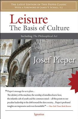 Leisure : the basis of culture ; The philosophical act cover image