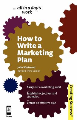 How to write a marketing plan cover image