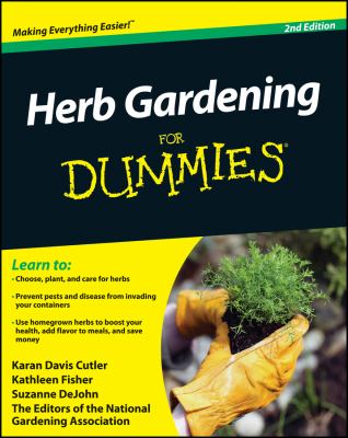 Herb gardening for dummies cover image