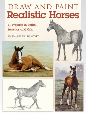 Draw and paint realistic horses cover image
