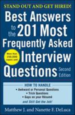 Best answers to the 201 most frequently asked interview questions cover image