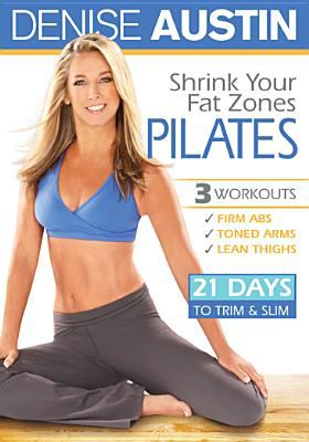 Denise Austin shrink your fat zones pilates cover image
