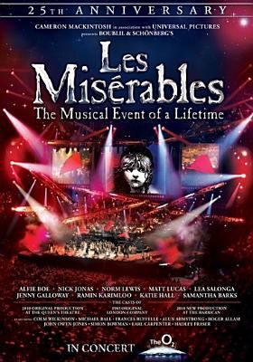 Les misérables in concert the 25th anniversary, live, the O₂ : the legendary musical cover image
