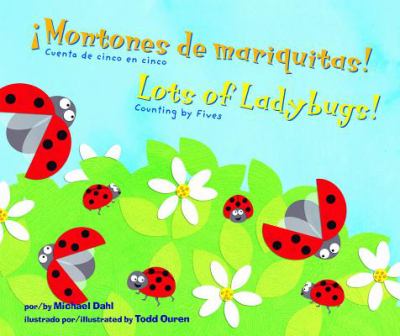 ¡Montones de mariquitas! : cuenta de cinco en cinco = Lots of ladybugs : counting by fives cover image