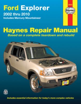 Ford Explorer & Mercury Mountaineer automotive repair manual cover image
