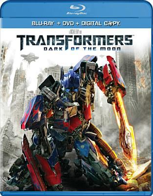 Transformers [Blu-ray + DVD combo] dark of the moon cover image