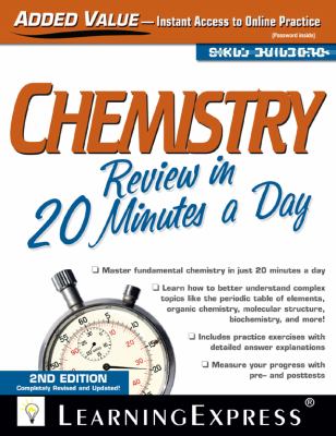 Chemistry review in 20 minutes a day cover image