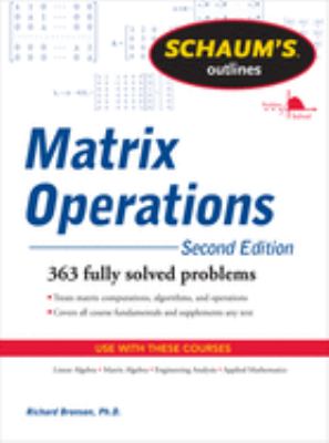 Matrix operations cover image