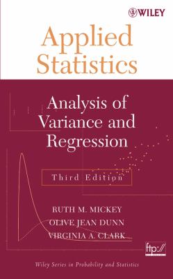 Applied statistics : analysis of variance and regression cover image