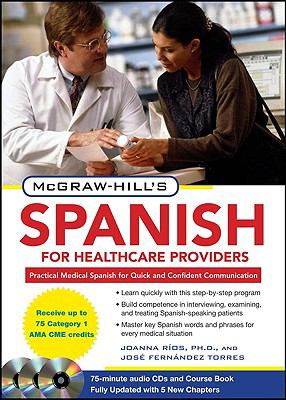 McGraw-Hill's Spanish for healthcare providers practical medical Spanish for quick and confident communication cover image
