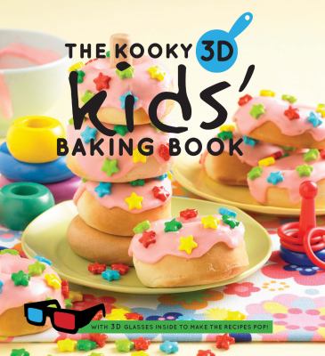 Kooky 3D kids' baking book cover image