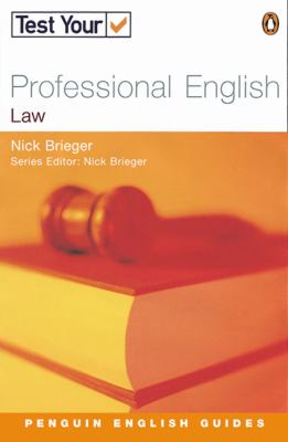 Test your professional English. Law cover image