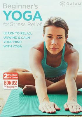Beginner's yoga for stress relief cover image