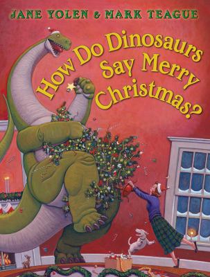 How do dinosaurs say merry Christmas? cover image