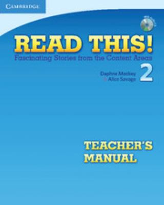 Read this!. Level 2. Teacher's manual cover image