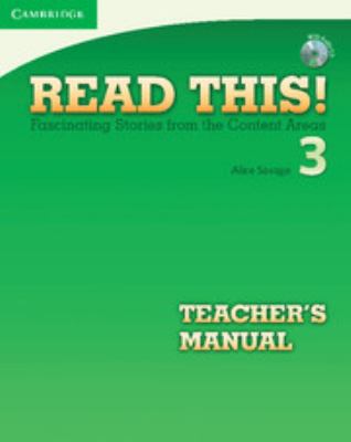 Read this!. Level 3. Teacher's manual cover image