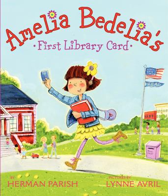 Amelia Bedelia's first library card cover image