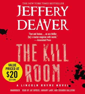 The kill room a Lincoln Rhyme novel cover image