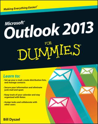 Outlook 2013 for dummies cover image