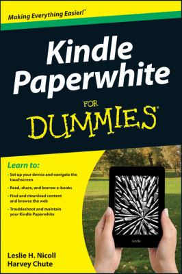 Kindle paperwhite for dummies cover image