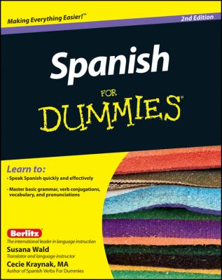 Spanish for dummies cover image