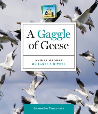 A gaggle of geese : animal groups on lakes & rivers  cover image cdn