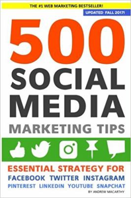 500 social media marketing tips cover image