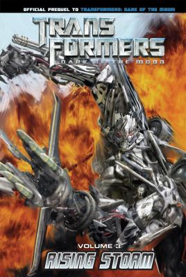 Transformers, dark of the moon. Rising storm, Volume 3 cover image