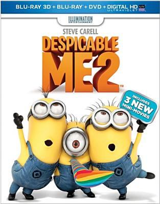 Despicable me 2 [3D Blu-ray + Blu-ray + DVD combo] cover image