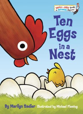 Ten eggs in a nest cover image