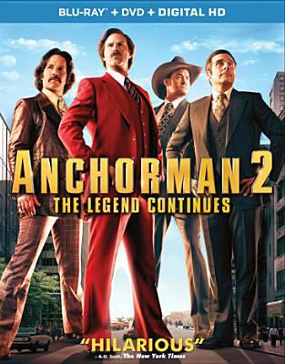 Anchorman. 2 [Blu-ray + DVD combo] the legend continues cover image