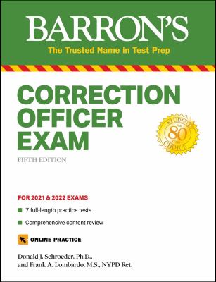 Barron's correction officer exam cover image