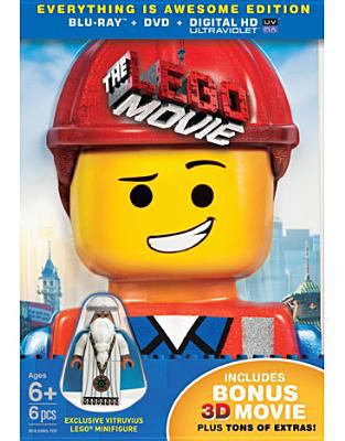 The LEGO movie [3D Blu-ray + Blu-ray + DVD combo] cover image