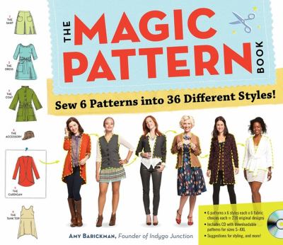 The magic pattern book : sew 6 patterns into 36 different styles!  cover image cdn