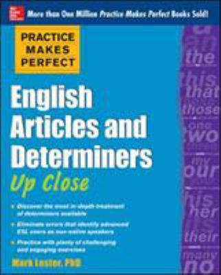 English articles and determiners up close cover image