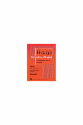 Words for students of English. Volume 2, High beginning level : a vocabulary series for ESL cover image
