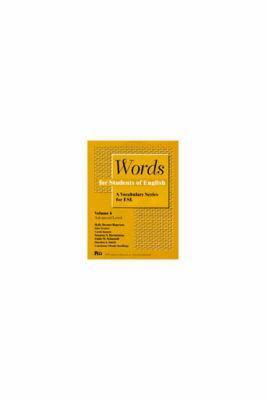 Words for students of English. Volume 6, [Advanced level] : a vocabulary series for ESL cover image