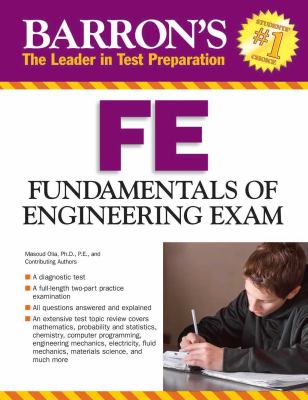 FE fundamentals of engineering exam cover image