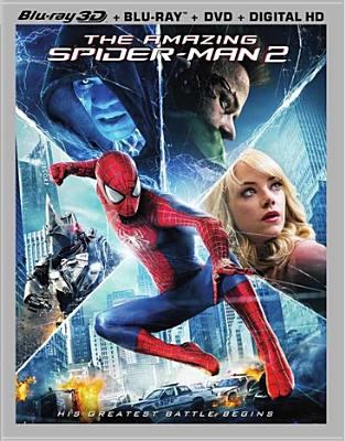 The amazing Spider-Man 2 [3D Blu-ray + Blu-ray + DVD combo] cover image cdn