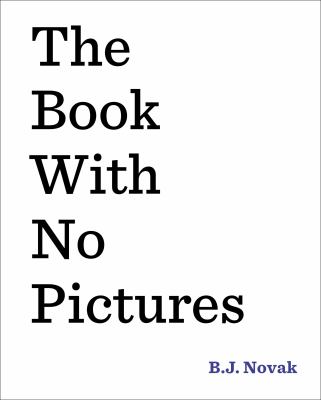 The book with no pictures cover image