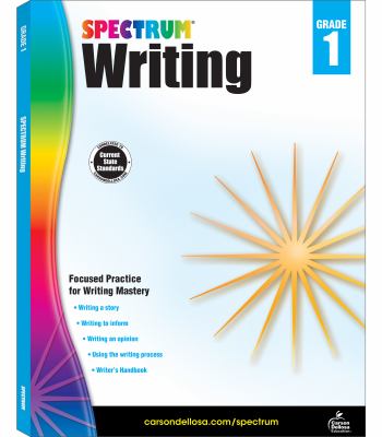 Spectrum writing. Grade 1 cover image