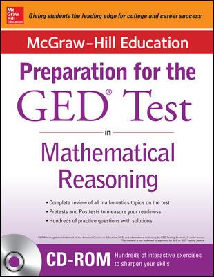 McGraw-Hill Education strategies for the GED® test in mathematical reasoning cover image