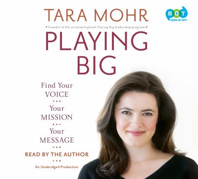 Playing big find your voice, your mission, your message cover image cdn