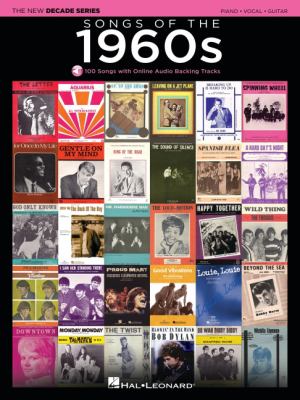 Songs of the 1960s 100 songs with online audio backing tracks cover image