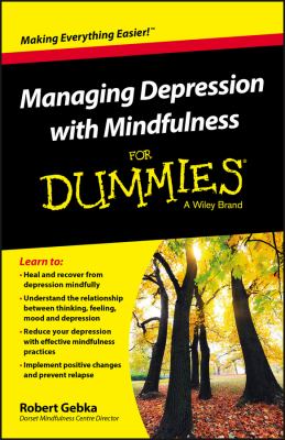 Managing depression with mindfulness for dummies cover image