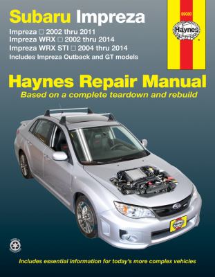 Subaru Impreza automotive repair manual cover image