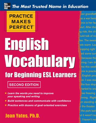 English vocabulary for beginning ESL learners cover image