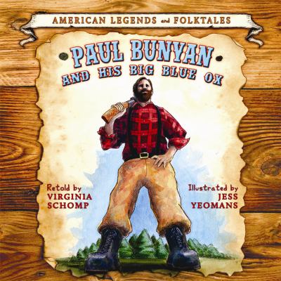 Paul Bunyan and his big blue ox cover image