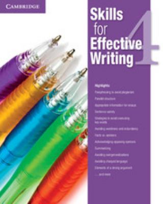 Skills for effective writing. 4 cover image