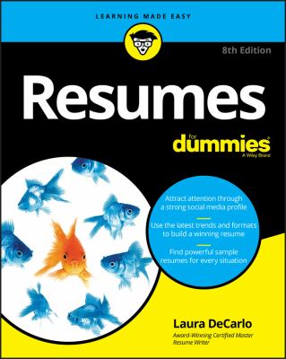 Resumes for dummies cover image